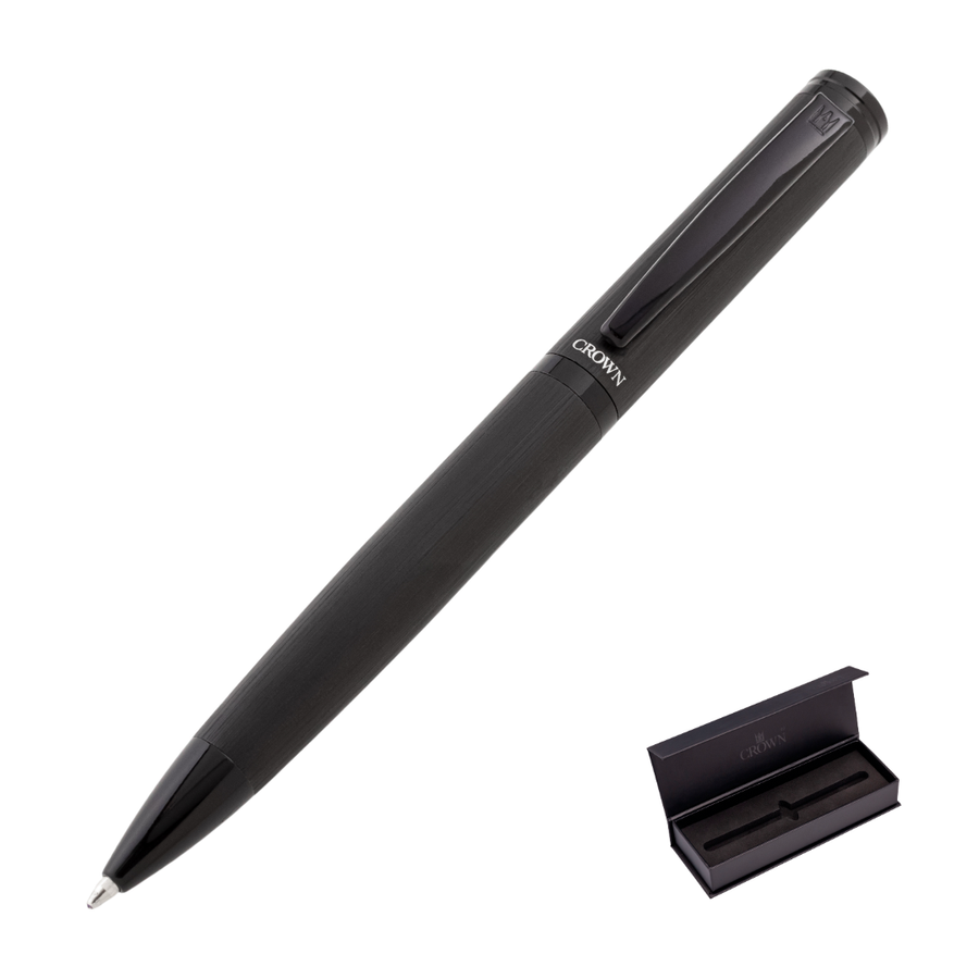 Caneta Crown Black Sênior Esferográfica