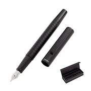 Caneta Tinteiro Crown Black Edition Vitton