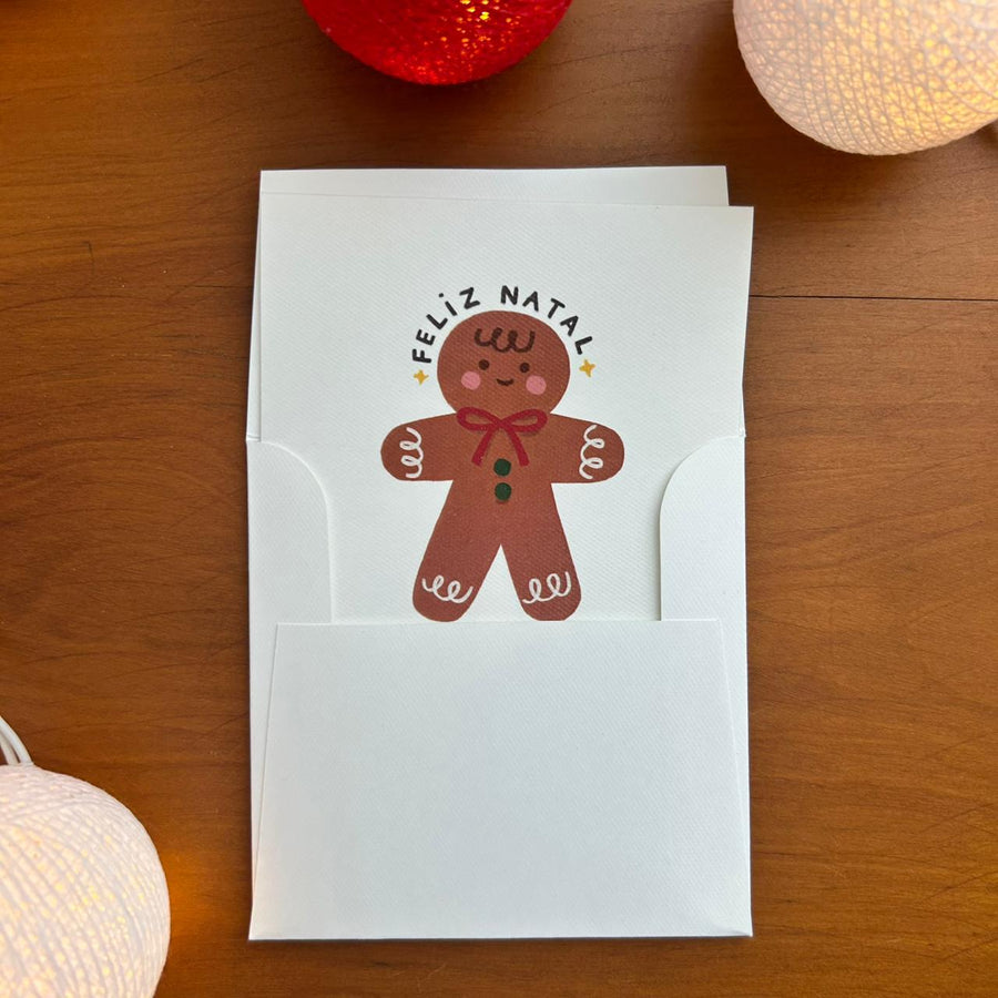 Cartão de Natal Ginger