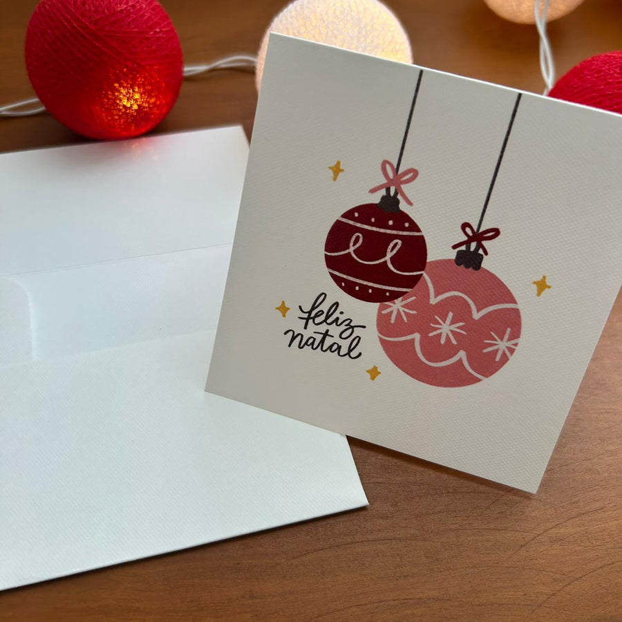 Cartão de Natal Bola