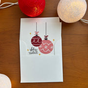 Cartão de Natal Bola