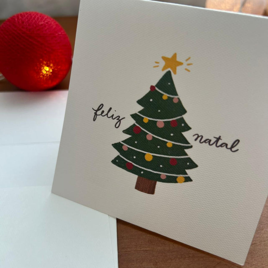 Cartão de Natal Árvore de Natal
