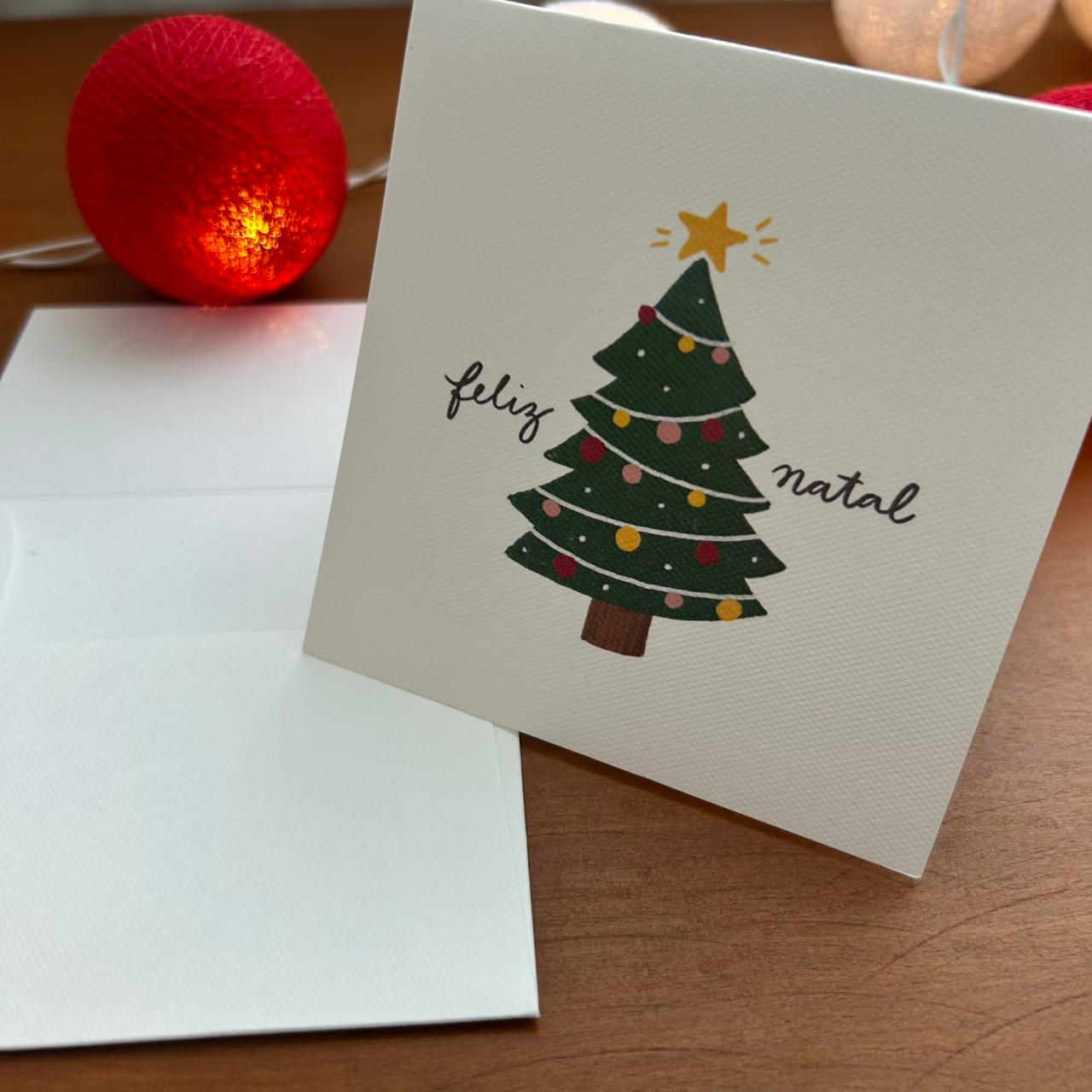 Cartão de Natal Árvore de Natal