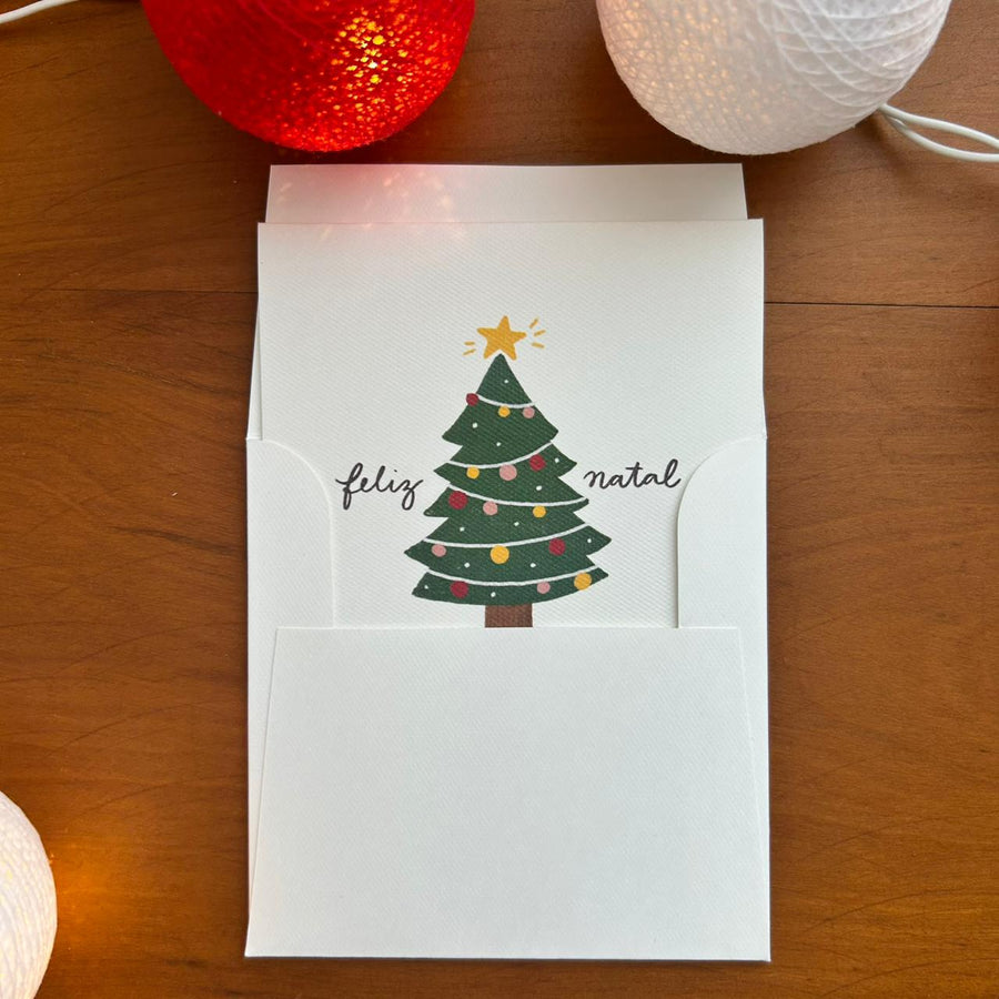 Cartão de Natal Árvore de Natal