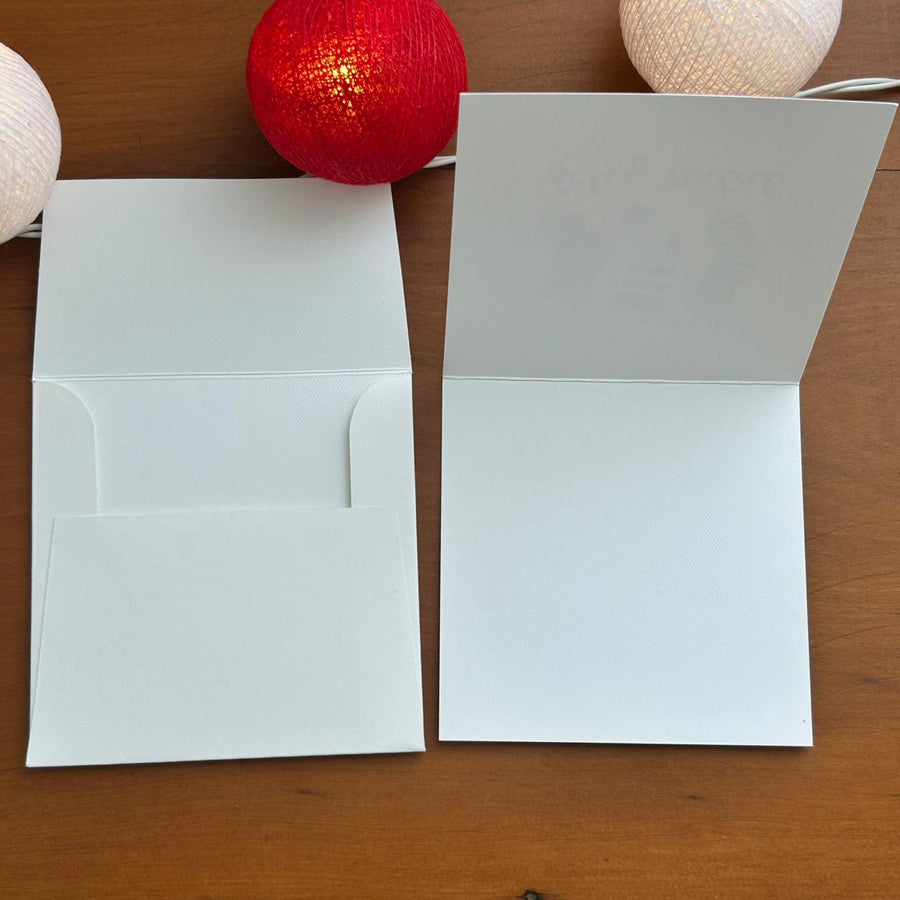 Cartão de Natal Meias