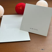 Cartão de Natal Globo de Neve