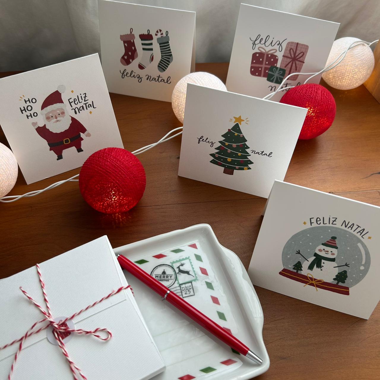 Caixa de Cartões de Natal – Coleção Completa Lá Na Villa