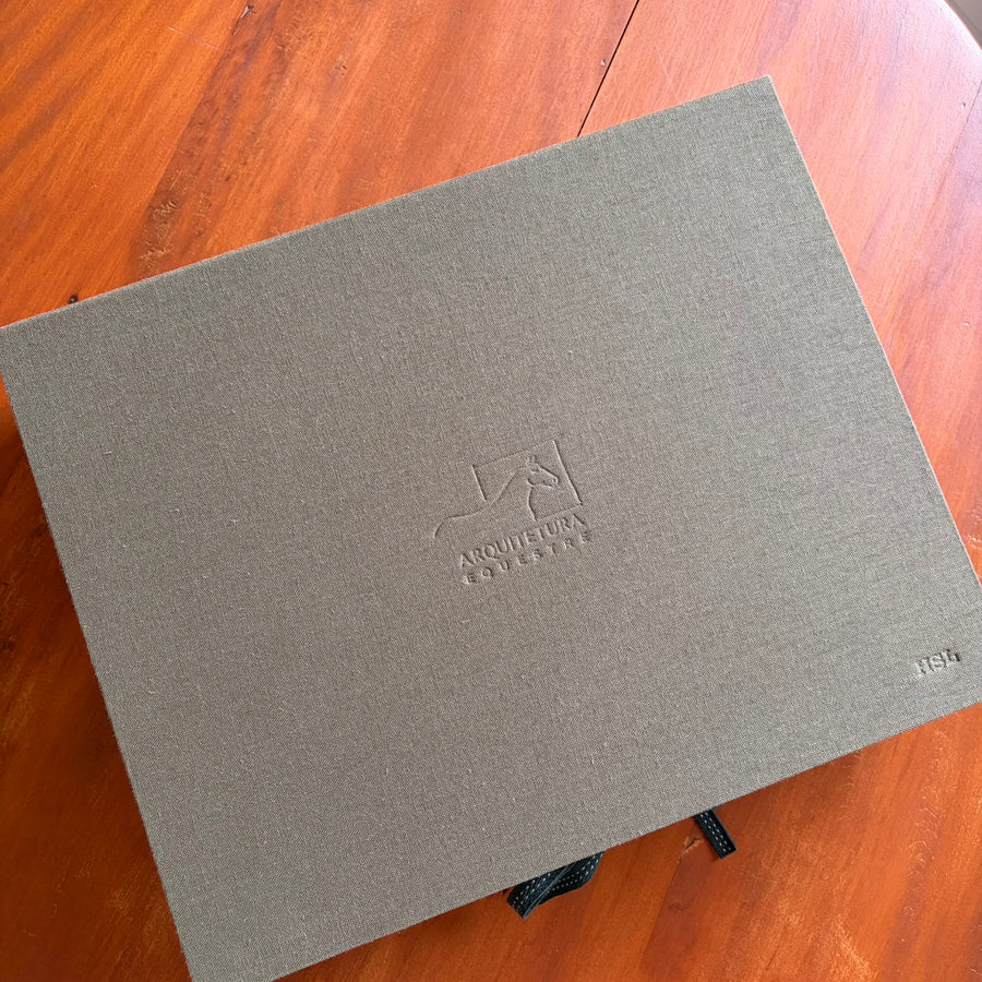 Caixa com Fichário A4 Personalizado em Hot Stamping