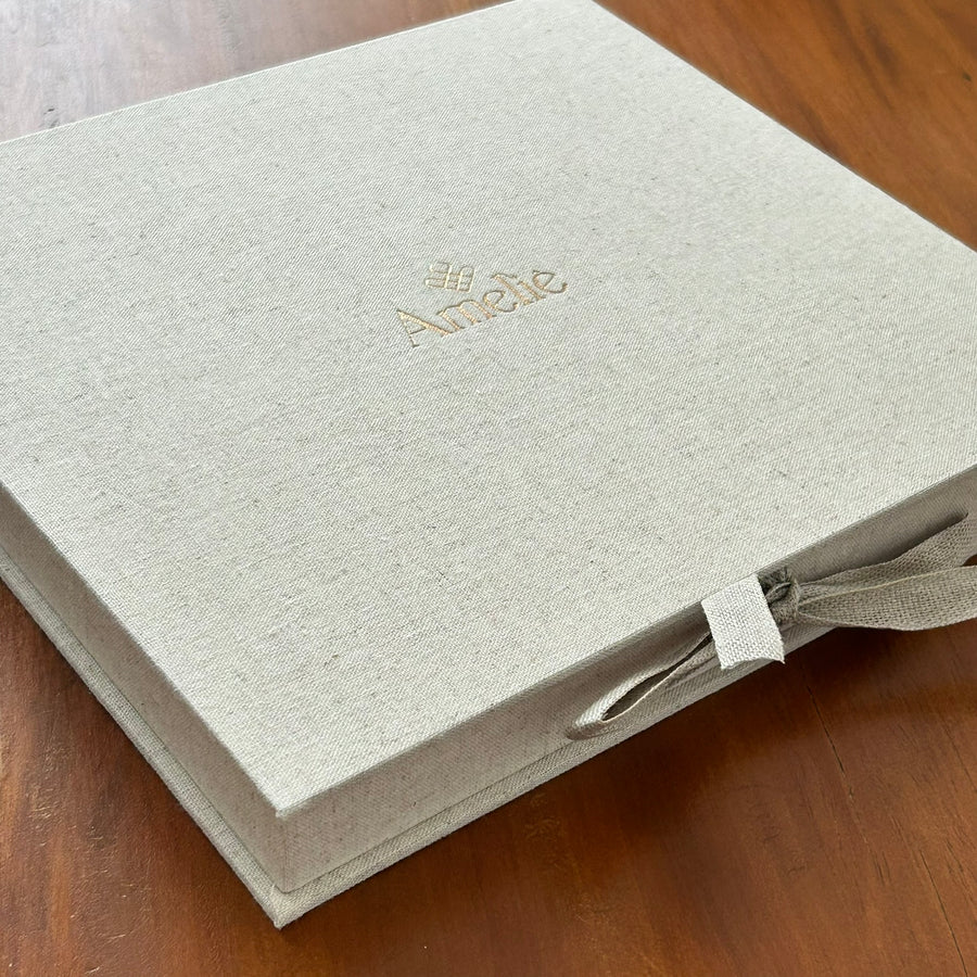 Livro de Assinaturas com Caixa Livro Personalizado em Hot Stamping