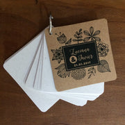 Bloco de Anotações Kraft Mini Wedding Argolado