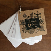 Bloco de Anotações Kraft Mini Wedding Argolado