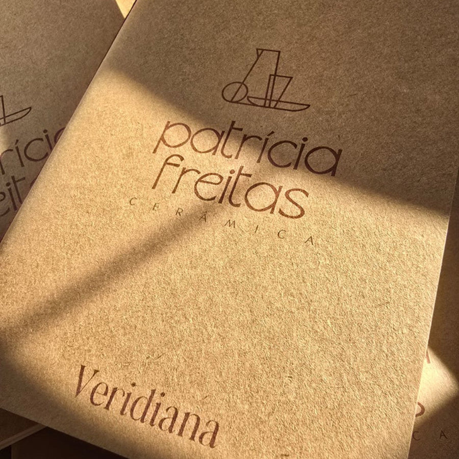 Brochura A5 Capa Flexível Patrícia Freitas Cerâmica