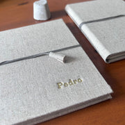 Kit 2 Cadernos de Votos Personalizado em Hot Stamping