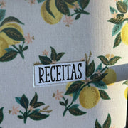 Caderno de Receitas Limão Siciliano