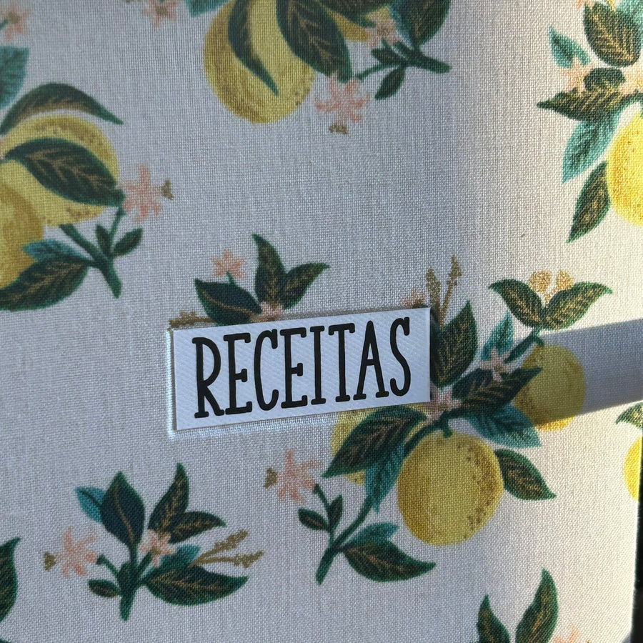Caderno de Receitas Limão Siciliano