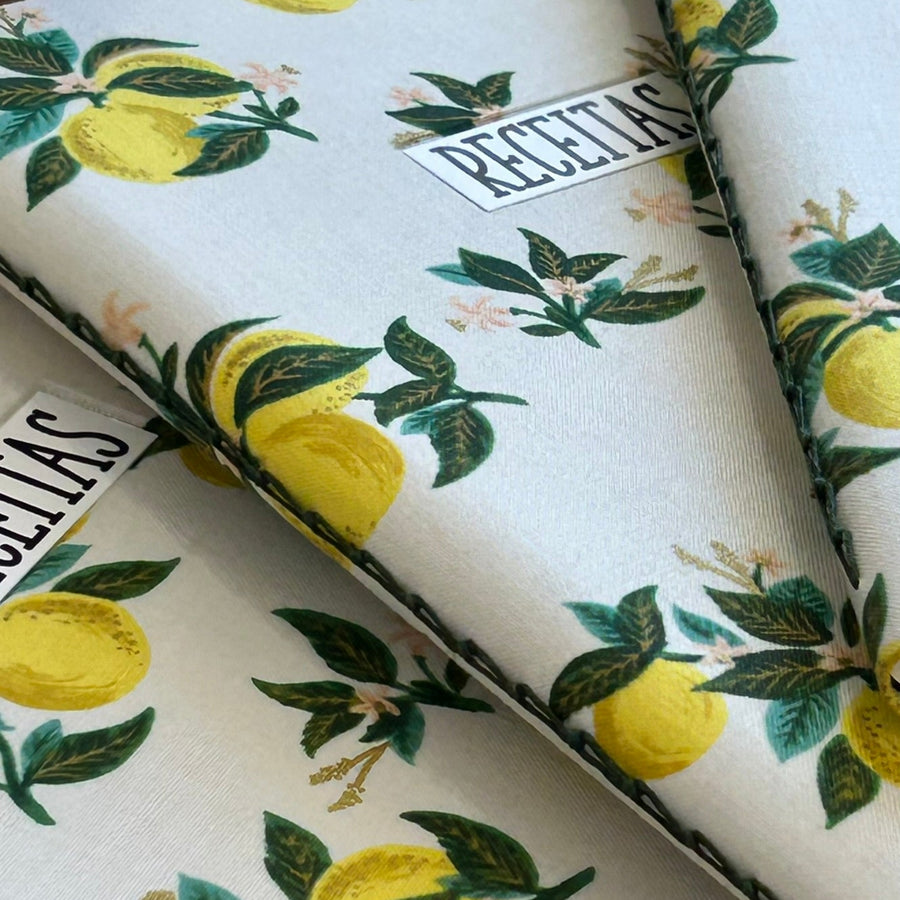Caderno de Receitas Limão Siciliano